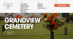 Desktop Screenshot of grandviewcemetery.com