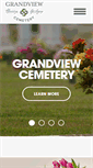 Mobile Screenshot of grandviewcemetery.com